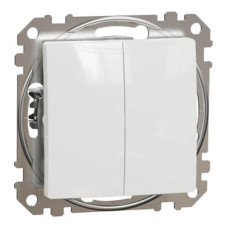 Вимикач 2-кл. Sedna Design білий, Schneider Electric