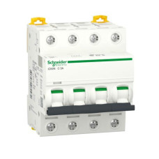 Автоматичний вимикач Schneider Electric iC60N 3А 4P C 6кА (A9F74403)