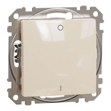 Двополюсний вимикач, Бежевий, Sedna Design, Schneider Electric