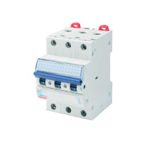Автоматичний вимикач GEWISS MT100 3P хар-ка D 20А, 10кA
