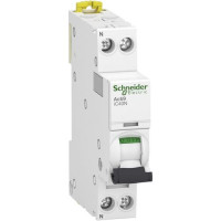 Автоматичний вимикач Schneider Electric Acti9 iC40N 20 А 1P+N B 6 кА