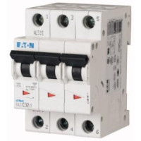 Автоматичний вимикач HL C16/3 3p С 16А 15кА, Eaton