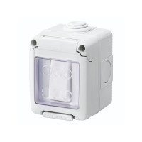 Вимикач кнопковий в зборі 27 COMBI SYSTEM 1Р 10A IP55 сірий GEWISS