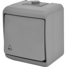 Кнопка дзвоник VHE-4-SR сіра IP54, ETI