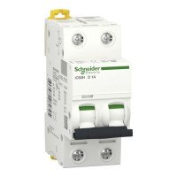 Автоматичний вимикач Schneider Electric iC60H 2P 1A D