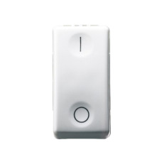Вимикач 2P 250В 16AX 1 модуль символ 0/І білий SYSTEM GEWISS