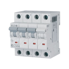 Автоматичний вимикач HL C40/3N 4p С 40А 4,5кА, Eaton