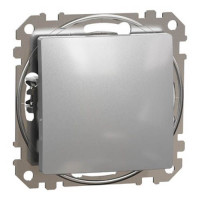 Вимикач 1-кл. Sedna Design алюміній, Schneider Electric