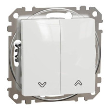 Вимикач для жалюзі 2-кл. Sedna Design білий, Schneider Electric