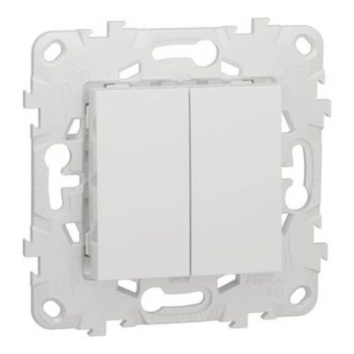 Вимикач 2-кл. сх.5 10А білий, Schneider Electric