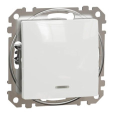 Перемикач з підсвіткою 1-кл. Sedna Design білий, Schneider Electric