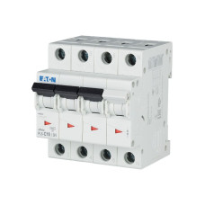 Автоматичний вимикач HL C16/3N 4p B 16А 6кА, Eaton