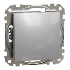Перемикач 1-кл. Sedna Design алюміній, Schneider Electric