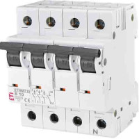 Автоматичний вимикач ETIMAT 10 10А 3P+N B 10kA, ETI