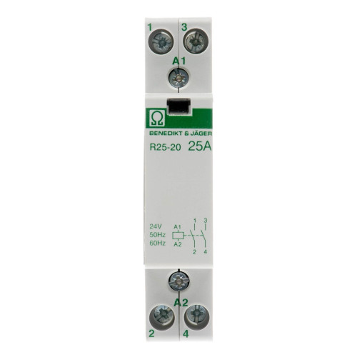 Контактор BENEDICT R25-20 25А 2NO 24В 50Hz (16533)