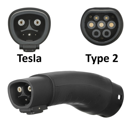Перехідник Tesla - Type 2 7,4 кВт 32А Olink (Tesla - Type 2 AC)
