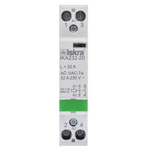 Модульний контактор IKA232-20, 230 V, AC Iskra