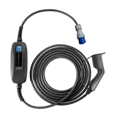 Зарядная станция BS-PCD040 Besen 10-16-24-32A 230В 7,4 кВт разъем Type 2 з кабелем 5 м +APP
