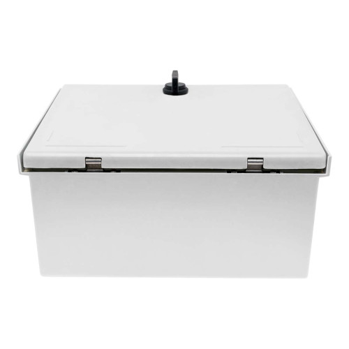 Шкаф из полиэстера IDE 300x250x140 серии GLASS IP66 (POL302514)