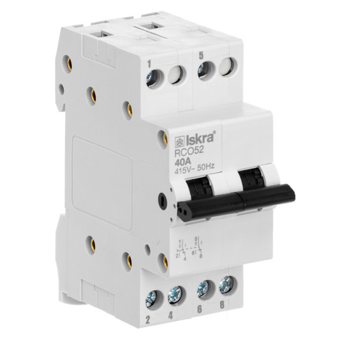 Перемикач навантаження ISKRA RCO52 40A 1-0-2 2P (786101206000)