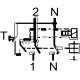 Дифференциальное реле ETI EFI6-P2 25А 1P+N 30мА тип AC 6kA (2061251)