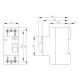 Устройство защитного отключения 63A 1Р+N A 30 mA ISKRA NFI2 (30104241000)