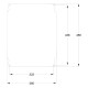 Шкаф из полиэстера IDE 600x500x230 серии GLASS IP66 (POL605023)
