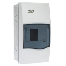 Распределительный щит IDE внутренний 4 модуля IP40 с шинами N и PE 228x120x97 мм (BM4PT/RR)