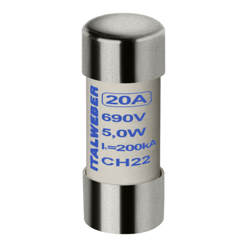 Запобіжник 22х58 20A aR CH22 690В ITALWEBER (1462020)