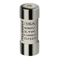 Запобіжник 22х58 16А gG CH22 690В з бойком ITALWEBER (1443016)