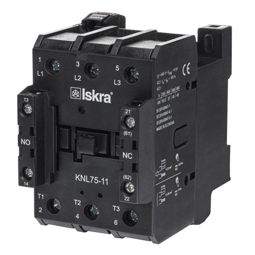 Контактор ISKRA KNL75-11 75А 220/240 В 50/60 Гц (30051103000)