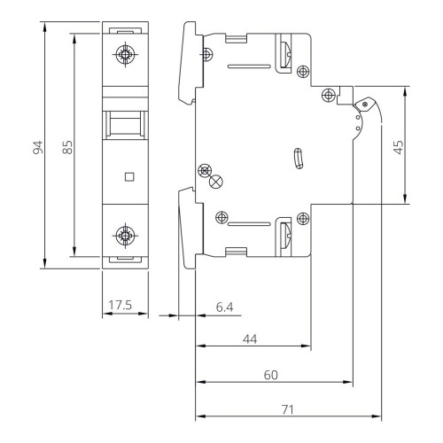 Автоматический выключатель 3A 1P 10kA C ISKRA RI61C3A (786100050000)