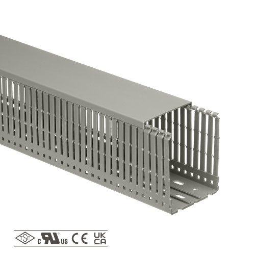 Перфорированный короб 80х100мм Klemsan KKD 8010 2м (0.0.0.5.558010)