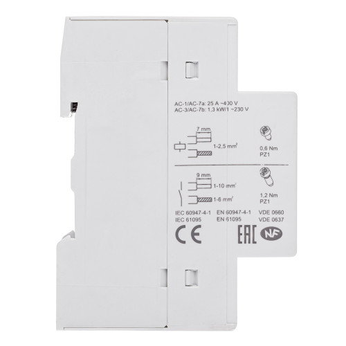 Модульний контактор IKD25-22, 230 V, AC/DC Iskra