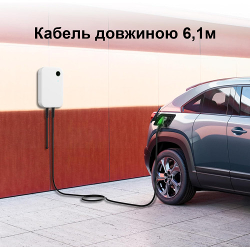Зарядная станция 22 кВт Тype 2 Wissenergy 32А кабель 6,1м (WB20-22KW)