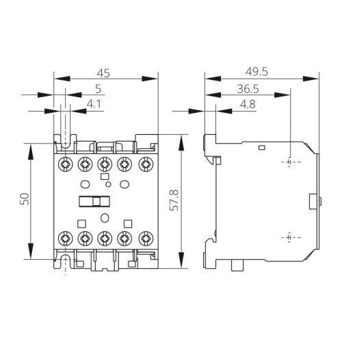 Контактор ISKRA K07MG-10 1НО 220/240 В 50/60 Гц (30040091000)