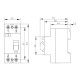 Устройство защитного отключения 40A 1Р+N АС 30 mA ISKRA AFI2 (786101150000)