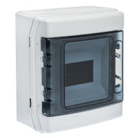 Распределительный щит IDE 6 модулей IP65 с шинами N и PE 231x202x113 мм (CDN6PT/RR)