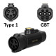 Переходник Type 1 - Type GBT Olink 7,4 кВт с фиксатором (MED011806)