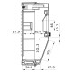 Настенный щит для силовых розеток 1х9 модулей 284x222x122мм IP67 с шинами N+PE IDE PRYMA (178P/RR)