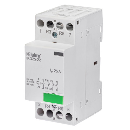 Модульний контактор IKD25-22, 230 V, AC/DC Iskra