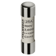 Запобіжник 10х38 25А gG CH10 500В ITALWEBER (1421025)