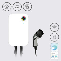 Зарядная станция WB20 Wissenergy 32А 230В 7.4 кВт белая с разъемом Тype 2 с кабелем 5м + APP