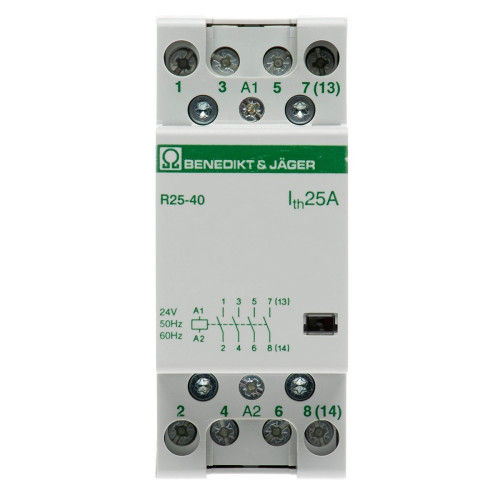Контактор BENEDICT R25-40 25А 4NO 230В 50Hz (16373)