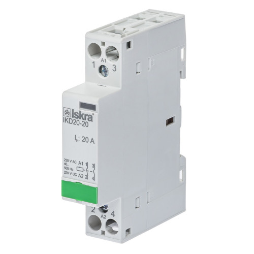 Модульный контактор IKD20-20, 230 V, AC/DC Iskra
