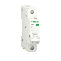 Автоматический выключатель Schneider Electric 6A C 1P 6kA Resi9 (R9F12106)