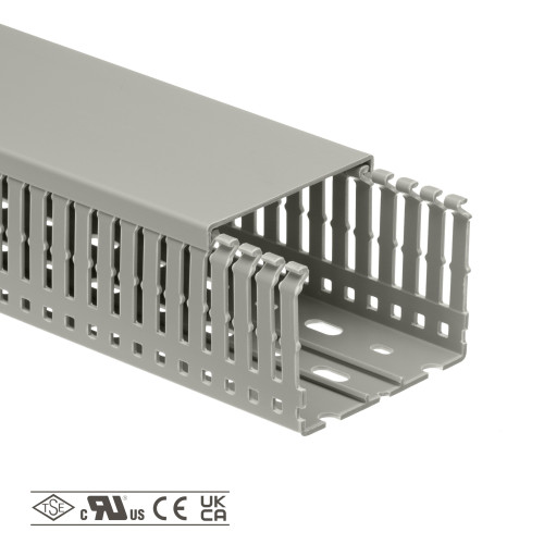 Перфорированный короб 80х60мм Klemsan KKD 8060 2м (0.0.0.5.558060)