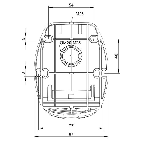 Настенная розетка силовая IDE 16A 415В 3P+T IP44 Красный (3322)