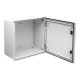 Шкаф из полиэстера IDE 400x400x200 серии GLASS IP66 (POL404020)