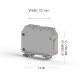 Клемма винтовая AVK серая 70 мм RD Klemsan (0.0.0.3.04490)